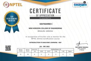 Kavyashree certificate