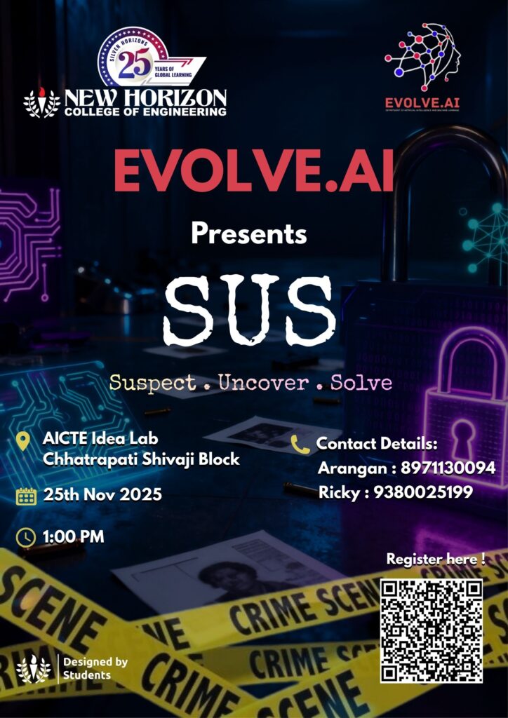 SUS – Suspect, Uncover, Solve